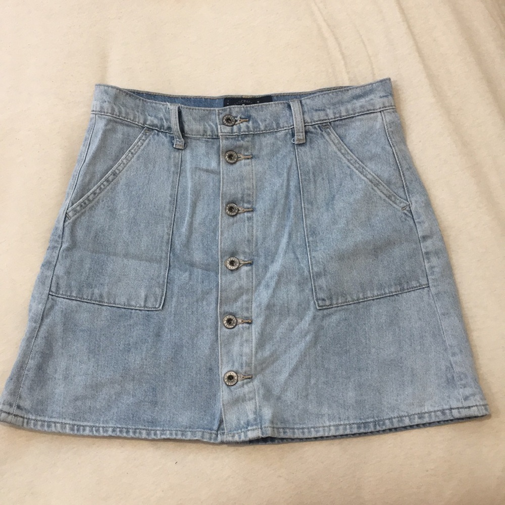 Lucky Brand high waisted jean skirt